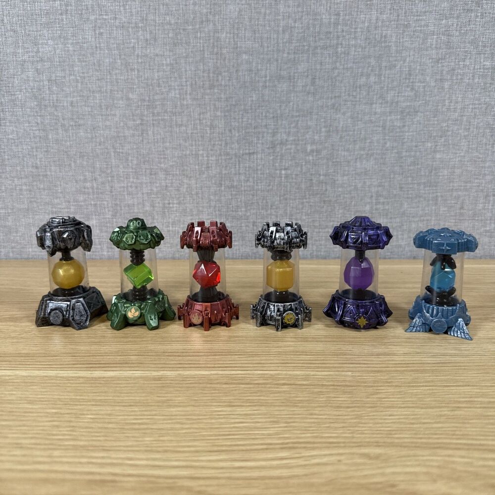 Skylanders Imaginators Creation Crystals Lot 6 Water Magic Earth Fire Tech Grass
